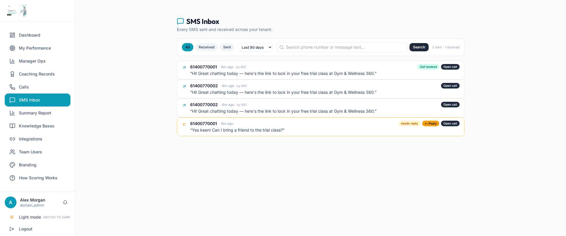 SMS Inbox